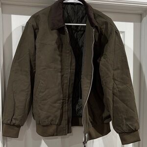 Women’s Green andBrown Bomber Jacket